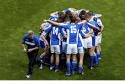 18 July 2004; Laois manager Mick O'Dwyer emerges after speaking to his team. Bank of Ireland Leinster Senior Football Championship Final, Laois v Westmeath, Croke Park, Dublin. Picture credit; Ray McManus / SPORTSFILE