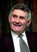 25 July 2000; Kildare manager Mick O'Dwyer during a Bank of Ireland Provincial Finals Media Day at the Berkeley Court Hotel in Dublin. Photo by Damien Eagers/Sportsfile