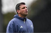 4 April 2025; Defence coach Denis Leamy during a Munster Rugby captain's run at Stade Marcel Deflandre in La Rochelle, France. Photo by Ramsey Cardy/Sportsfile