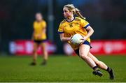 13 March 2025; Aobha Harmon of DCU Dóchas Éireann during the 2025 AIG Moynihan Cup final match between TUD CC1 and DCU Dóchas Éireann at Queen's Sport in Belfast. Photo by Shauna Clinton/Sportsfile