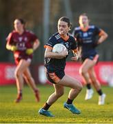 14 March 2025; Milly Sheridan of ATU Galway during the 2025 Ladies AIG Hec Donaghy Cup final match between ATU Galway and Marino at Queen's Sport, Queens University, Belfast. Photo by Shauna Clinton/Sportsfile