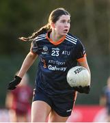 14 March 2025; Aisling Costello of ATU Galway during the 2025 Ladies AIG Hec Donaghy Cup final match between ATU Galway and Marino at Queen's Sport, Queens University, Belfast. Photo by Shauna Clinton/Sportsfile