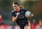 14 March 2025; Milly Sheridan of ATU Galway during the 2025 Ladies AIG Hec Donaghy Cup final match between ATU Galway and Marino at Queen's Sport, Queens University, Belfast. Photo by Shauna Clinton/Sportsfile