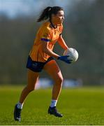 13 March 2025; Laura Grimes of DCU Dóchas Éireann during the 2025 AIG HEC Cup final match between UU Coleraine and DCU Dóchas Éireann at Queen's University in Belfast. Photo by Shauna Clinton/Sportsfile