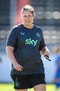 4 April 2025; Republic of Ireland assistant coach Hannah Dingley before the UEFA Women's Nations League B match between Greece and Republic of Ireland at Theodoros Vardinogiannis Stadium in Heraklion, Crete, Greece. Photo by Stephen McCarthy/Sportsfile