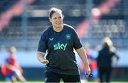 4 April 2025; Republic of Ireland assistant coach Hannah Dingley before the UEFA Women's Nations League B match between Greece and Republic of Ireland at Theodoros Vardinogiannis Stadium in Heraklion, Crete, Greece. Photo by Stephen McCarthy/Sportsfile