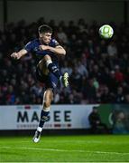 4 April 2025; Lewis Temple of Shelbourne during the SSE Airtricity Men's Premier Division match between St Patrick's Athletic and Shelbourne at Richmond Park in Dublin. Photo by Seb Daly/Sportsfile
