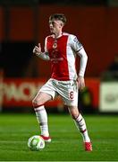 4 April 2025; Chris Forrester of St Patrick's Athletic during the SSE Airtricity Men's Premier Division match between St Patrick's Athletic and Shelbourne at Richmond Park in Dublin. Photo by Seb Daly/Sportsfile