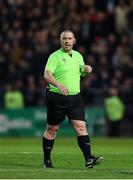 4 April 2025; Referee David Dunne during the SSE Airtricity Men's Premier Division match between Bohemians and Sligo Rovers at Dalymount Park in Dublin. Photo by Thomas Flinkow/Sportsfile Photo by Thomas Flinkow/Sportsfile