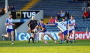 5 April 2025; Darragh Brennan of Tipperary escapes from Dermot Ryan of Waterford during the Munster GAA Football Senior Championship quarter-final match between Tipperary and Waterford at FBD Semple Stadium in Thurles, Tipperary. Photo by David Ribeiro/Sportsfile
