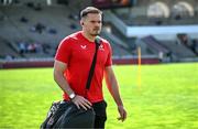 6 April 2025; Jacob Stockdale of Ulster before the Investec Champions Cup Round of 16 match between Bordeaux Begles and Ulster at Stade Chaban-Delmas in Bordeaux, France. Photo by Ramsey Cardy/Sportsfile