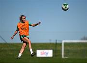 6 April 2025; Heather Payne during a Republic of Ireland women's training session at the FAI National Training Centre in Abbotstown, Dublin. Photo by Stephen McCarthy/Sportsfile
