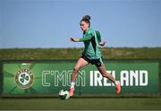 6 April 2025; Leanne Kiernan during a Republic of Ireland women's training session at the FAI National Training Centre in Abbotstown, Dublin. Photo by Stephen McCarthy/Sportsfile