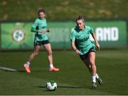 6 April 2025; Heather Payne during a Republic of Ireland women's training session at the FAI National Training Centre in Abbotstown, Dublin. Photo by Stephen McCarthy/Sportsfile