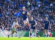 5 April 2025; Jamie Osborne of Leinster during the Investec Champions Cup Round of 16 match between Leinster and Harlequins at Croke Park in Dublin. Photo by Seb Daly/Sportsfile
