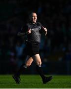 5 April 2025; Referee Derek O'Mahoney during the Munster GAA Football Senior Championship quarter-final match between Limerick and Cork at TUS Gaelic Grounds in Limerick. Photo by Tom Beary/Sportsfile