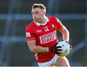 5 April 2025; Brian Hurley of Cork during the Munster GAA Football Senior Championship quarter-final match between Limerick and Cork at TUS Gaelic Grounds in Limerick. Photo by Tom Beary/Sportsfile