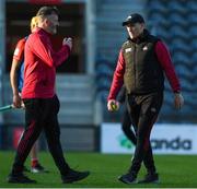 2 April 2025; Cork manager Noel Furlong with selector Donal Og Cusack before the oneills.com Munster GAA U20 Hurling Championship round two match between Cork and Tipperary at Supervalu Páirc Uí Chaoimh in Cork. Photo by Matt Browne/Sportsfile