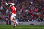 6 April 2025; Patrick Horgan of Cork takes a free during the Allianz Hurling League Division 1A final match between Tipperary and Cork at SuperValu Páirc Uí Chaoimh in Cork. Photo by Piaras Ó Mídheach/Sportsfile