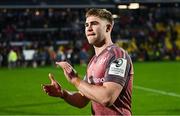 5 April 2025; Jack Crowley of Munster after the Investec Champions Cup Round of 16 match between La Rochelle and Munster at Stade Marcel Deflandre in La Rochelle, France. Photo by Ramsey Cardy/Sportsfile