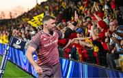 5 April 2025; Peter O'Mahony of Munster after the Investec Champions Cup Round of 16 match between La Rochelle and Munster at Stade Marcel Deflandre in La Rochelle, France. Photo by Ramsey Cardy/Sportsfile