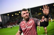 5 April 2025; Peter O'Mahony of Munster after the Investec Champions Cup Round of 16 match between La Rochelle and Munster at Stade Marcel Deflandre in La Rochelle, France. Photo by Ramsey Cardy/Sportsfile
