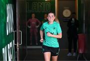 7 April 2025; Jessie Stapleton during a Republic of Ireland women's training session at Tallaght Stadium in Dublin. Photo by Stephen McCarthy/Sportsfile