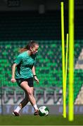 7 April 2025; Aoibheann Clancy during a Republic of Ireland women's training session at Tallaght Stadium in Dublin. Photo by Stephen McCarthy/Sportsfile