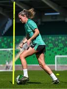 7 April 2025; Heather Payne during a Republic of Ireland women's training session at Tallaght Stadium in Dublin. Photo by Stephen McCarthy/Sportsfile