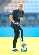 7 April 2025; Head coach Carla Ward during a Republic of Ireland women's training session at Tallaght Stadium in Dublin. Photo by Stephen McCarthy/Sportsfile