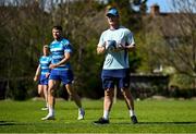7 April 2025; Assistant coach Tyler Bleyendaal during Leinster Rugby squad training at UCD in Dublin. Photo by Piaras Ó Mídheach/Sportsfile
