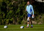 7 April 2025; Sam Prendergast during Leinster Rugby squad training at UCD in Dublin. Photo by Piaras Ó Mídheach/Sportsfile