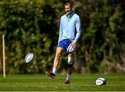 7 April 2025; Sam Prendergast during Leinster Rugby squad training at UCD in Dublin. Photo by Piaras Ó Mídheach/Sportsfile