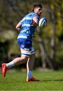 7 April 2025; Joe McCarthy during Leinster Rugby squad training at UCD in Dublin. Photo by Piaras Ó Mídheach/Sportsfile