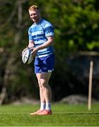 7 April 2025; Ciarán Frawley during Leinster Rugby squad training at UCD in Dublin. Photo by Piaras Ó Mídheach/Sportsfile