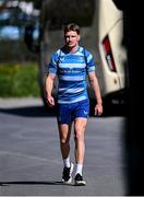 7 April 2025; Jordie Barrett arrives for Leinster Rugby squad training at UCD in Dublin. Photo by Piaras Ó Mídheach/Sportsfile