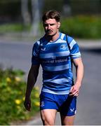 7 April 2025; Jordie Barrett arrives for Leinster Rugby squad training at UCD in Dublin. Photo by Piaras Ó Mídheach/Sportsfile