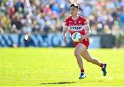 6 April 2025; Shane McGuigan of Derry during the Ulster GAA Football Senior Championship preliminary round match between Donegal and Derry at MacCumhaill Park in Ballybofey, Donegal. Photo by David Fitzgerald/Sportsfile