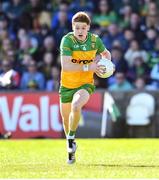 6 April 2025; Ciaran Moore of Donegal during the Ulster GAA Football Senior Championship preliminary round match between Donegal and Derry at MacCumhaill Park in Ballybofey, Donegal. Photo by David Fitzgerald/Sportsfile