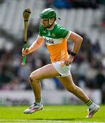 6 April 2025; Brian Duignan of Offaly during the Allianz Hurling League Division 1B final match between Waterford and Offaly at SuperValu Páirc Uí Chaoimh in Cork. Photo by Brendan Moran/Sportsfile