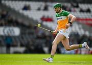 6 April 2025; Brian Duignan of Offaly during the Allianz Hurling League Division 1B final match between Waterford and Offaly at SuperValu Páirc Uí Chaoimh in Cork. Photo by Brendan Moran/Sportsfile