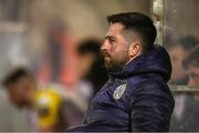 4 April 2025; Kerry assistant manager Chris Collopy during the SSE Airtricity Men's First Division match between Treaty United and Kerry FC at Markets Field in Limerick. Photo by Michael P Ryan/Sportsfile
