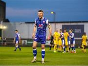 4 April 2025; Lee Devitt of Treaty United during the SSE Airtricity Men's First Division match between Treaty United and Kerry FC at Markets Field in Limerick. Photo by Michael P Ryan/Sportsfile