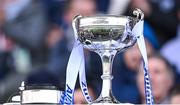 6 April 2025; A general view of the trophy after the Allianz Hurling League Division 1B final match between Waterford and Offaly at SuperValu Páirc Uí Chaoimh in Cork. Photo by Piaras Ó Mídheach/Sportsfile