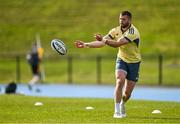 8 April 2025; Alex Nankivell during a Munster Rugby squad training at the University of Limerick in Limerick. Photo by Brendan Moran/Sportsfile