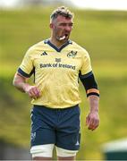8 April 2025; Peter O'Mahony during a Munster Rugby squad training at the University of Limerick in Limerick. Photo by Brendan Moran/Sportsfile