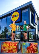 8 April 2025; In attendance at a photocall ahead of the 2025 Lidl Ladies National Football League Finals are Shannan McQuade of Fermanagh and Bronagh Devlin of Antrim. The Divisions 1 and 2 Finals will be played at Croke Park next Saturday, April 12, before Sunday’s Divisions 3 and 4 Finals, fixed for Drogheda and Clones respectively. Photo by David Fitzgerald/Sportsfile
