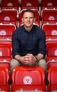 08 April 2025; Tomás Quinn who was announced as the new Shelbourne FC CEO at Tolka Park in Dublin. Photo by David Fitzgerald/Sportsfile