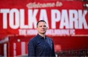 08 April 2025; Tomás Quinn who was announced as the new Shelbourne FC CEO at Tolka Park in Dublin. Photo by David Fitzgerald/Sportsfile