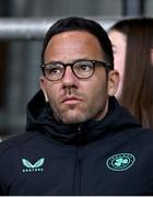 8 April 2025; FAI chief football officer Marc Canham during the UEFA Women's Nations League B match between Republic of Ireland and Greece at Tallaght Stadium in Dublin. Photo by Ben McShane/Sportsfile